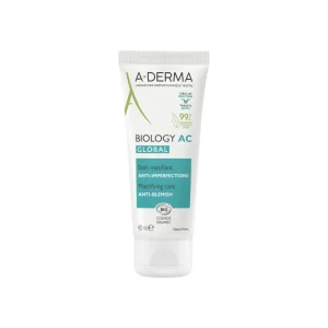 A-Derma Biology-AC Global Soin Matifiant Anti-Imperfections 40 ml – peaux à imperfections | ParaforYou Maroc