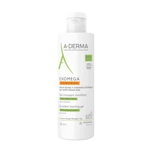 A-Derma Exomega Control Gel Lavant Émollient Anti-Grattage 2en1 200 ml – hygiène du corps | ParaforYou Maroc