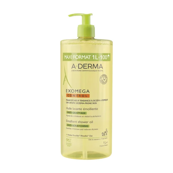 Exomega Control Huile Lavante Émolliente Anti-Grattage 200 ml – A-Derma A-Derma Exomega Control Huile Lavante Émolliente Anti-Grattage 200 ml – hygiène du corps | ParaforYou Maroc