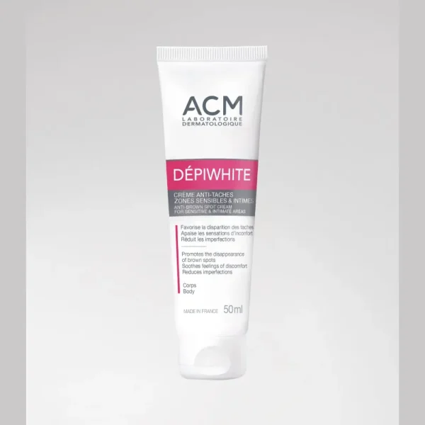Dépiwhite Crème Anti-Taches Zones Sensibles et Intimes 50 ml – ACM ACM Dépiwhite Crème Anti-Taches Zones Sensibles et Intimes 50 ml – hygiène intime | ParaforYou Maroc
