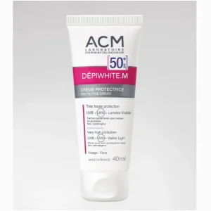 Dépiwhite M Crème Protectrice SPF50+ 40 ml – ACM ACM Dépiwhite M Crème Protectrice SPF50+ 40 ml – protection solaire visage | ParaforYou Maroc
