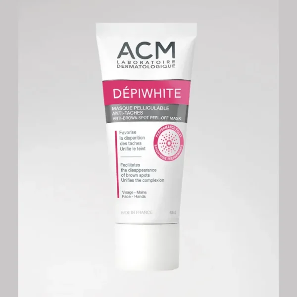 Dépiwhite Masque Pelliculable Éclaircissant 40 ml – ACM ACM Dépiwhite Masque Pelliculable Éclaircissant 40 ml – soin anti-taches | ParaforYou Maroc