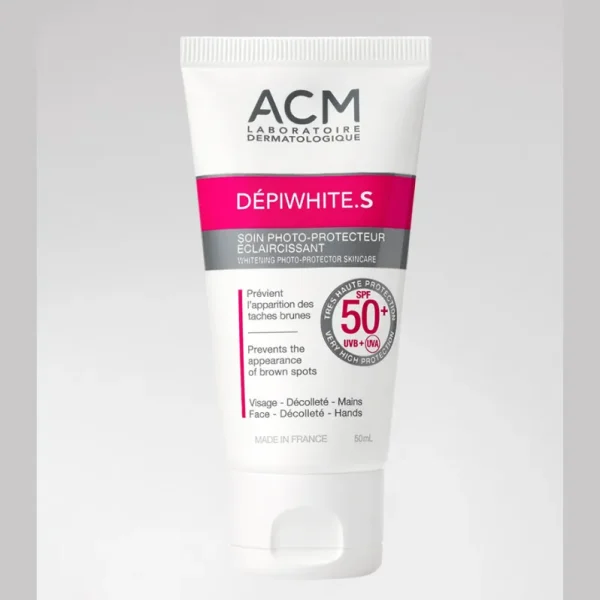 Dépiwhite S Soin Photo-Protecteur Éclaircissant SPF50+ 50 ml – ACM ACM Dépiwhite S Soin Photo-Protecteur Éclaircissant SPF50+ 50 ml – protection solaire visage | ParaforYou Maroc