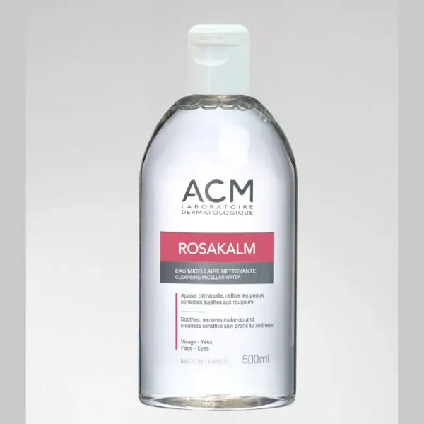 Rosakalm Eau Micellaire Nettoyante 250 ml – ACM ACM Rosakalm Eau Micellaire Nettoyante 250 ml – nettoyant visage | ParaforYou Maroc