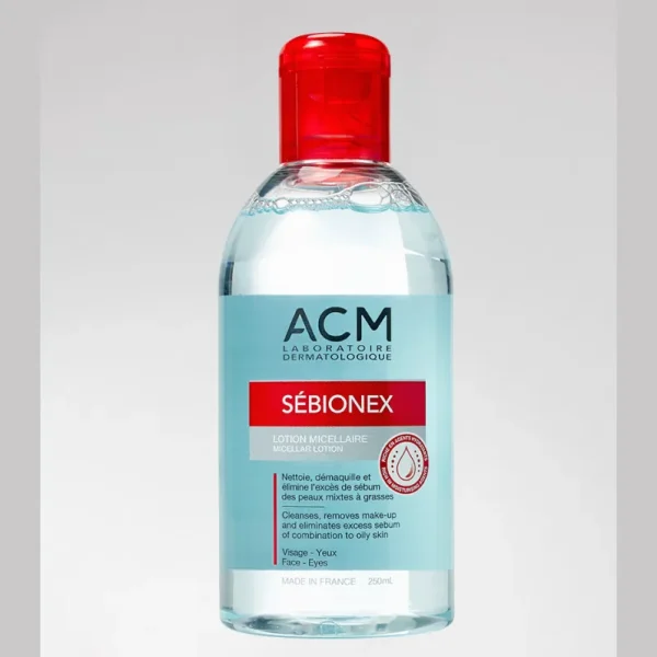 Sébionex Lotion Micellaire 250 ml – ACM ACM Sébionex Lotion Micellaire 250 ml – maquillage teint | ParaforYou Maroc