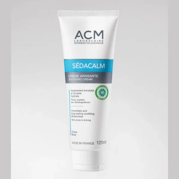 Sedacalm Crème Apaisante Anti-Démangeaisons 120 ml – ACM ACM Sedacalm Crème Apaisante Anti-Démangeaisons 120 ml – soin hydratant visage | ParaforYou Maroc