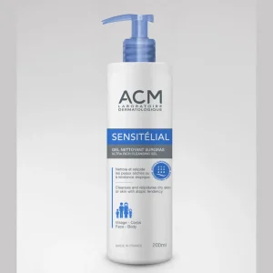 ACM Sensitelial Gel Nettoyant Surgras 200 ml | ParaforYou Maroc