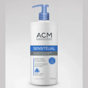 ACM Sensitelial Gel Nettoyant Surgras 500 ml | ParaforYou Maroc