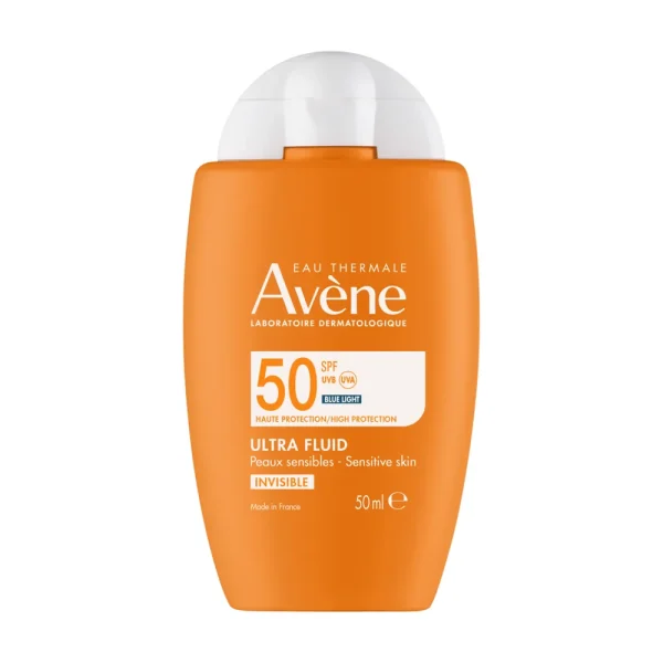 Solaire Ultra-Fluide Invisible SPF50+ 50 ml – Avène Avène Solaire Ultra-Fluide Invisible SPF50+ 50 ml – protection solaire visage | ParaforYou Maroc