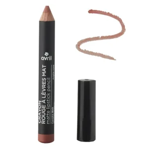 Avril Crayon Rouge à Lèvres Mat Argile Rose – maquillage lèvres | ParaforYou Maroc