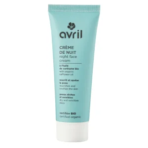 Avril Crème de Nuit P.seches et Sensibles 50 ml – soin hydratant visage | ParaforYou Maroc