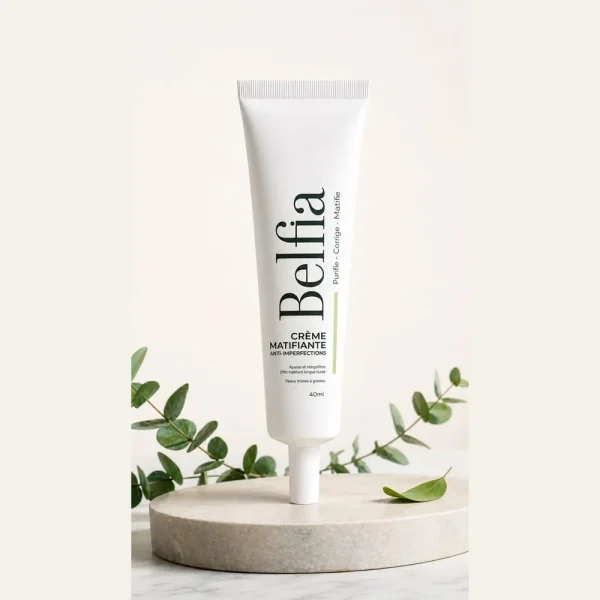 Crème Matifiante Anti Imperfection 40 ml – Belfia Belfia Crème Matifiante Anti Imperfection 40 ml – soins anti-imperfections | ParaforYou Maroc