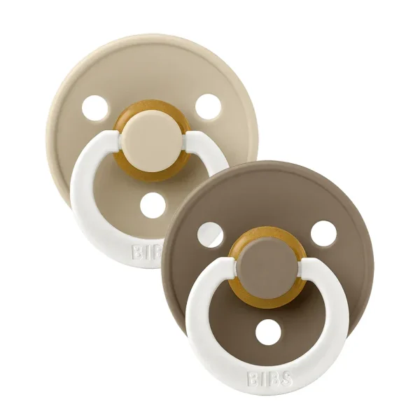 2 Sucettes Colour Round Glow Dark Oak / Vanilla Size 1 – Bibs Bibs 2 Sucettes Colour Round Glow Dark Oak / Vanilla Size 1 – puériculture | ParaforYou Maroc
