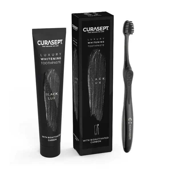 BLACK LUXURY WHITENING DENTIFRICE 75 ml – Curasept Curasept BLACK LUXURY WHITENING DENTIFRICE 75 ml – dentifrices | ParaforYou Maroc