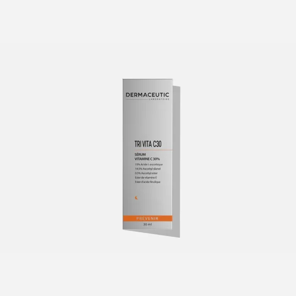 Prevent Tri Vita C30 Sérum 30% Vitamine C 30 ml – Dermaceutic Dermaceutic Prevent Tri Vita C30 Sérum 30% Vitamine C 30 ml – sérum visage | ParaforYou Maroc