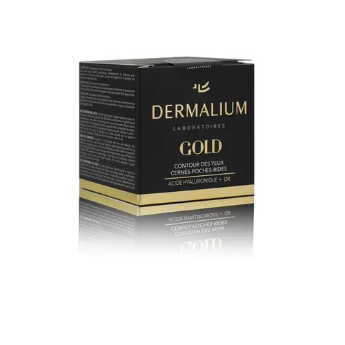 Gold Contour des Yeux 15 ml – Dermalium Dermalium Gold Contour des Yeux 15 ml – soins contour des yeux | ParaforYou Maroc