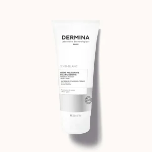 Dermina SENSI BLANC CRÈME MOUSSANTE ÉCLAIRCISSANTE 200 ml – nettoyant visage | ParaforYou Maroc