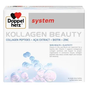 Doppel Herz System Kollagen Beauty 30 Ampoules – compléments beauté, cheveux et ongles | ParaforYou Maroc
