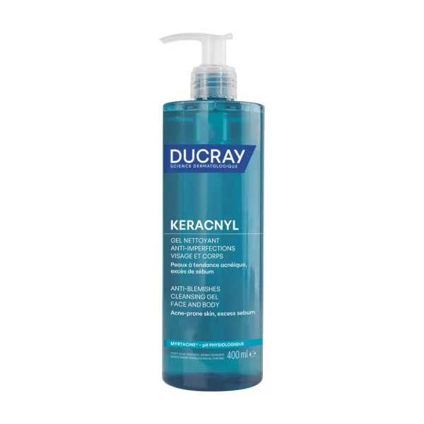 Keracnyl Gel Moussant 200 ml – Ducray Ducray Keracnyl Gel Moussant 200 ml – nettoyant visage | ParaforYou Maroc