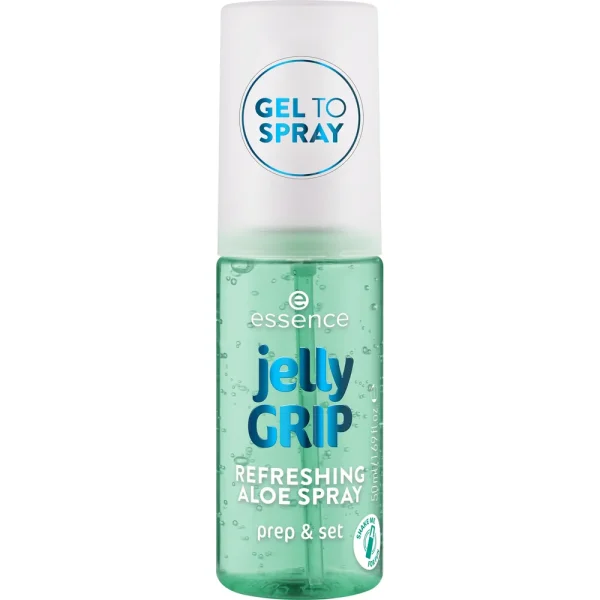 Jelly Grip Refreshing Aloe Spray – Essence Essence Jelly Grip Refreshing Aloe Spray – maquillage | ParaforYou Maroc