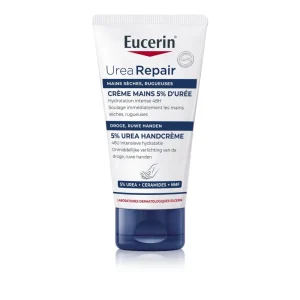 Urearepair Crème Mains Sèches 5% d’urée 75 ml – Eucerin Eucerin Urearepair Crème Mains Sèches 5% d’urée 75 ml – soin mains et pieds | ParaforYou Maroc