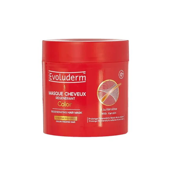 Masque Cheveux Color 500 ml – Evoluderm Evoluderm Masque Cheveux Color 500 ml – après-shampoings et soins capillaires | ParaforYou Maroc