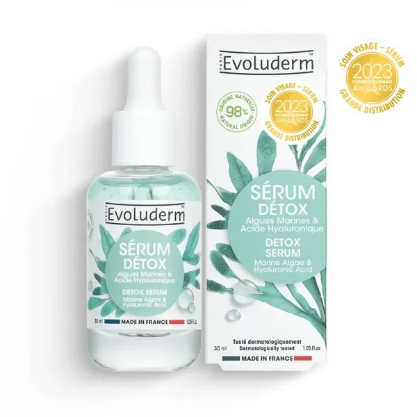 Sérum Détox 30 ml – Evoluderm Evoluderm Sérum Détox 30 ml – sérum visage | ParaforYou Maroc