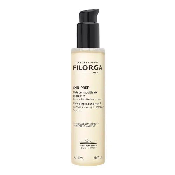 Skin-Prep Huile Démaquillante Perfectrice 150 ml – Filorga Filorga Skin-Prep Huile Démaquillante Perfectrice 150 ml – nettoyant visage | ParaforYou Maroc