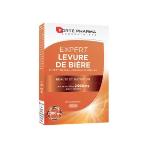 Forte Pharma Expert Cheveux, Ongles et Peau Levure de Bière 2000mg 28 Comprimés | ParaforYou Maroc