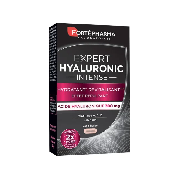 Expert Hyaluronic Intense Hydratant Revitalisant 30 Gélules – Forte Pharma Forte Pharma Expert Hyaluronic Intense Hydratant Revitalisant 30 Gélules – compléments alimentaires | ParaforYou Maroc