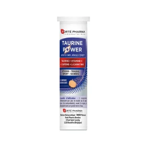 Forte Pharma Taurine Power Effervescents 15 Comprimés – compléments alimentaires | ParaforYou Maroc