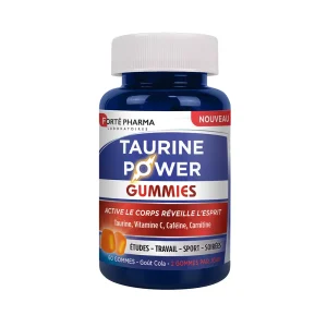 Forte Pharma Taurine Power Gummies Goût Cola 60gommes – compléments alimentaires | ParaforYou Maroc