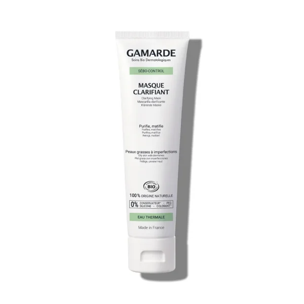 Sebo-Control Masque Clarifiant Bio 40 ml – Gamarde Gamarde Sebo-Control Masque Clarifiant Bio 40 ml – peaux à imperfections | ParaforYou Maroc