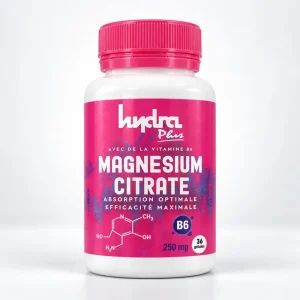 Hydra Plus Magnésium Citrate B6 60 Gélules – compléments vitalité et immunité | ParaforYou Maroc