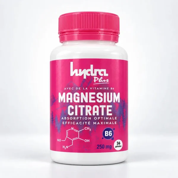Magnésium Citrate B6 60 Gélules – Hydra Plus Hydra Plus Magnésium Citrate B6 60 Gélules – compléments vitalité et immunité | ParaforYou Maroc
