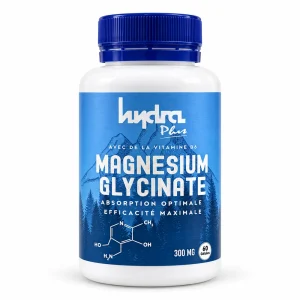 Hydra Plus Magnésium Glycinate 60 gélules – compléments vitalité et immunité | ParaforYou Maroc