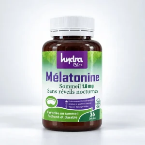 Hydra Plus Mélatonine 1.8mg 60 Gélules – compléments sommeil et stress | ParaforYou Maroc