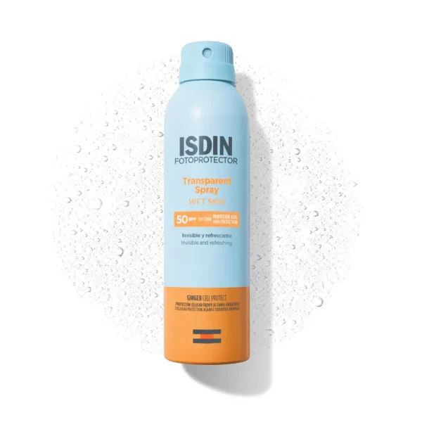 Fotoprotector Spray Wet Skin Solaire SPF50 250 ml – ISDIN ISDIN Fotoprotector Spray Wet Skin Solaire SPF50 250 ml – protection solaire corps | ParaforYou Maroc