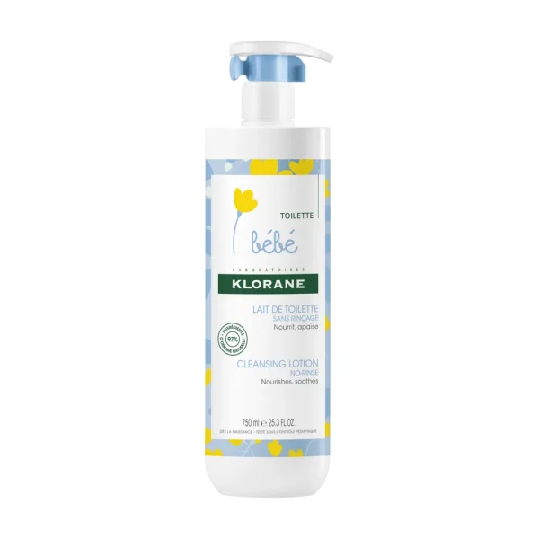 Bébé Lait de Toilette sans Rinçage 500 ml – Klorane Klorane Bébé Lait de Toilette sans Rinçage 500 ml | ParaforYou Maroc
