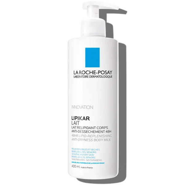 Lipikar Lait Relipidant Corps 400 ml – La Roche-Posay La Roche-Posay Lipikar Lait Relipidant Corps 400 ml – soin hydratant corps | ParaforYou Maroc