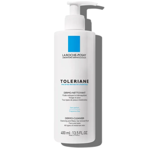 Toleriane Dermo-Nettoyant Fluide Nettoyant et Démaquillant 400 ml – La Roche-Posay La Roche-Posay Toleriane Dermo-Nettoyant Fluide Nettoyant et Démaquillant 400 ml | ParaforYou Maroc