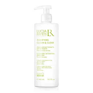 Lucia Rapetti Purifying Clean et Clear Émulsion Nettoyante Detoxifiante 400 ml – nettoyant visage | ParaforYou Maroc