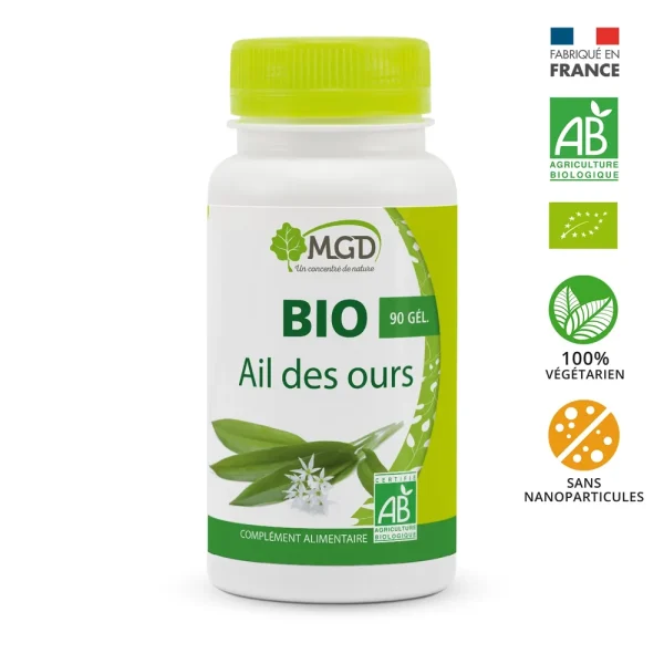 Ail des Ours Bio 90 Gélules – MGD Nature MGD Nature Ail des Ours Bio 90 Gélules – compléments alimentaires | ParaforYou Maroc