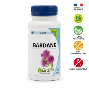 MGD Nature Beauté Bardane 120 Gélules – compléments beauté, cheveux et ongles | ParaforYou Maroc