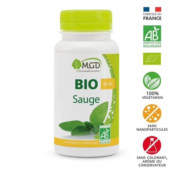 Bio Sauge 120 Gélules – MGD Nature MGD Nature Bio Sauge 120 Gélules – compléments alimentaires | ParaforYou Maroc