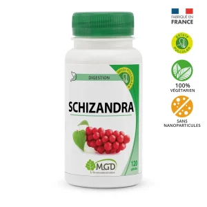MGD Nature Digestion Schizandra 120 Gélules – compléments digestion et transit | ParaforYou Maroc