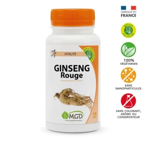 MGD Nature Ginseng Rouge 120 Gel – compléments vitalité et immunité | ParaforYou Maroc
