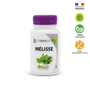 MGD Nature Sérénité Mélisse 60 Gélules – compléments sommeil et stress | ParaforYou Maroc