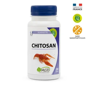 MGD Nature Silhouette Chitosan 200 Gélules – compléments minceur et détox | ParaforYou Maroc