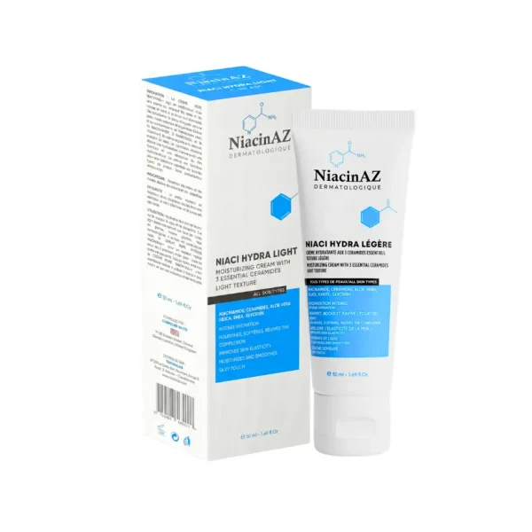 Niaci Hydra Légère 50 ml – Niacinaz Niacinaz Niaci Hydra Légère 50 ml – soin hydratant visage | ParaforYou Maroc